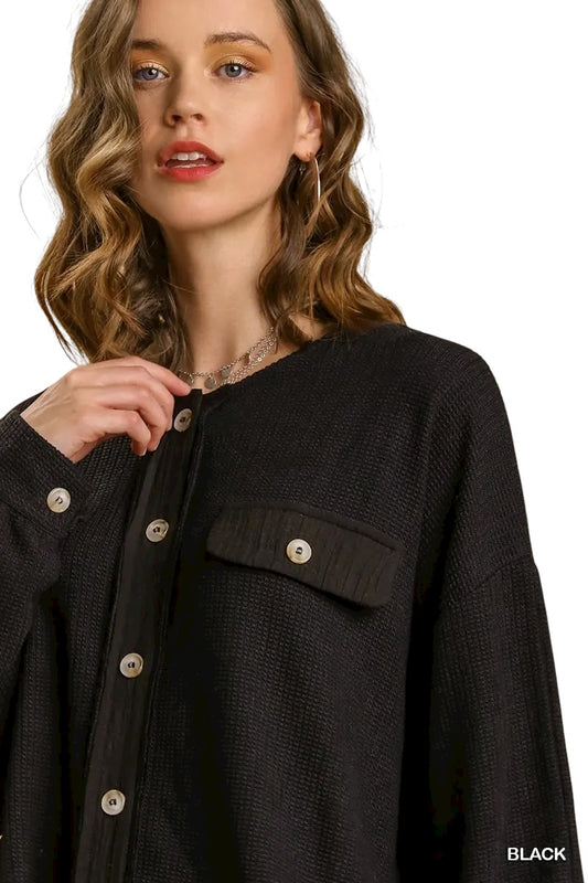 Traditional Warmth Button Down Top