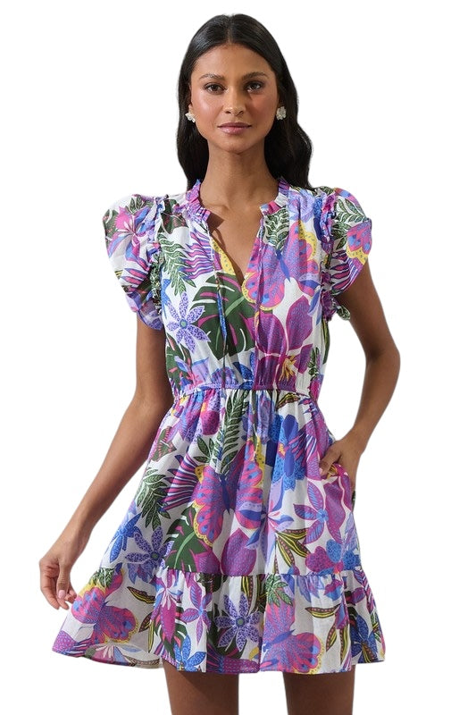 What She Is Having Printed Dress
