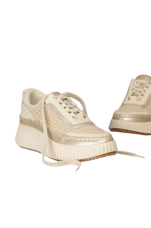 The Journey Gold Sneaker