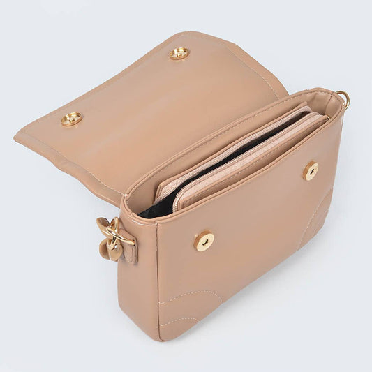 The Ellen Flap Bag: Green