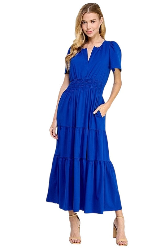 Give It Your All Cobalt Dress