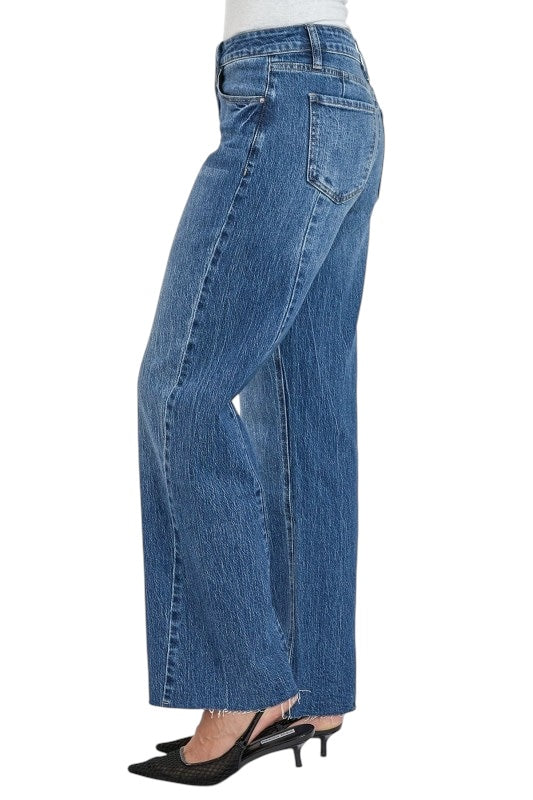 Blazing The Trail Wide Leg Denim