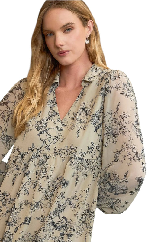 Save The Date Cream Dress