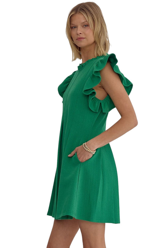 Picnic In The Park Green Dress