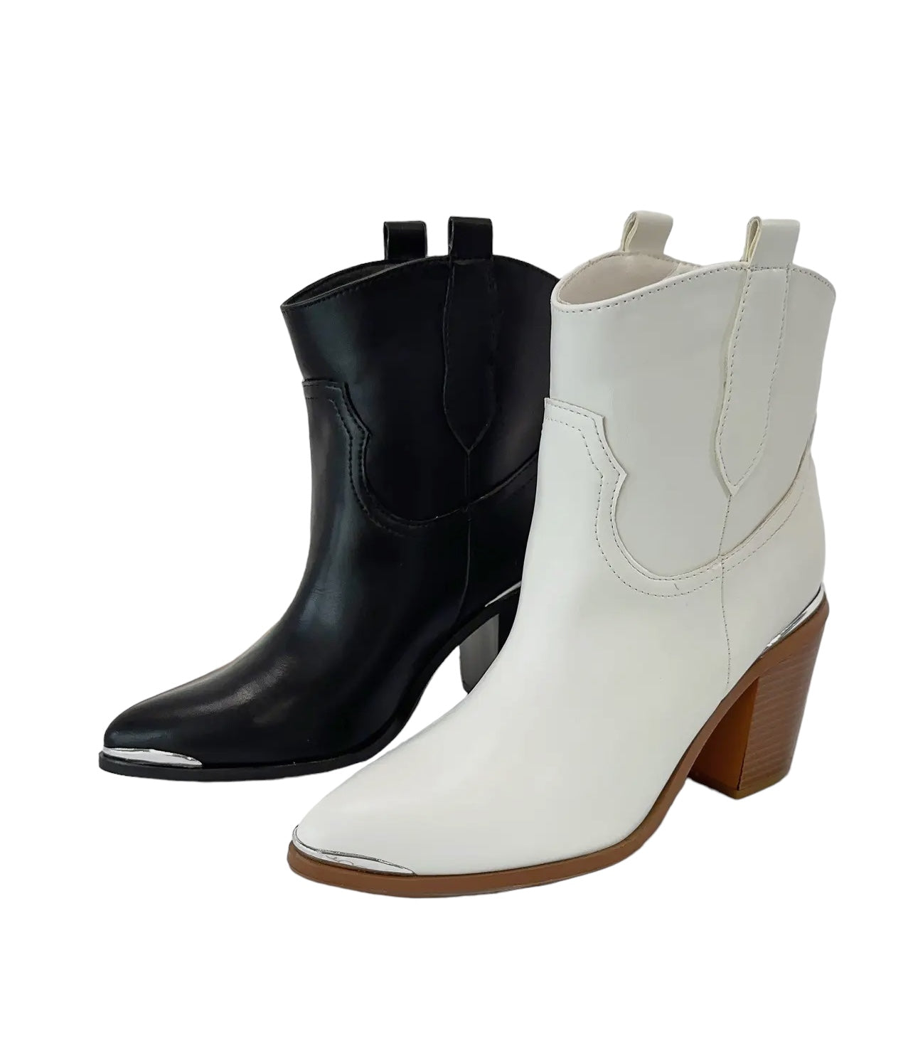 The Wendy White Western Booties