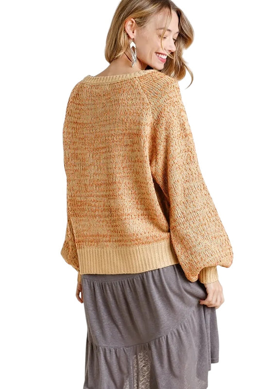 Matters To Me Rust Sweater