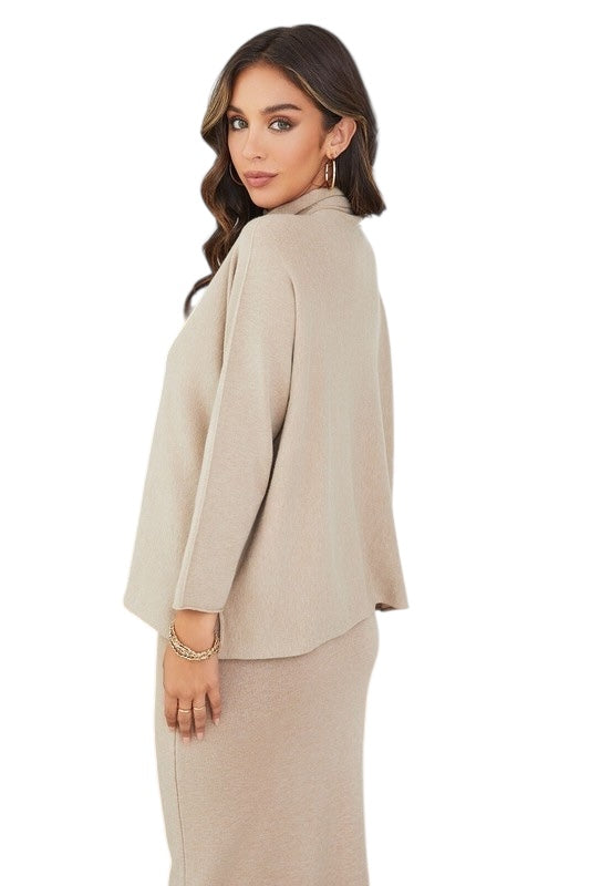 Always A Twist Taupe Top