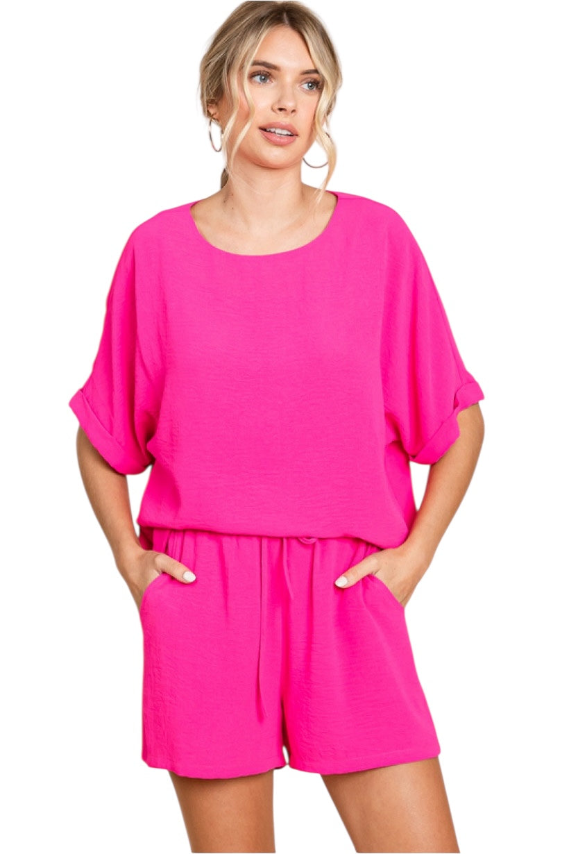 In My Comfy Era Pink Short
