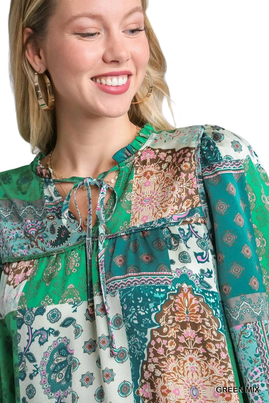 Shine Through Winter Green Dress