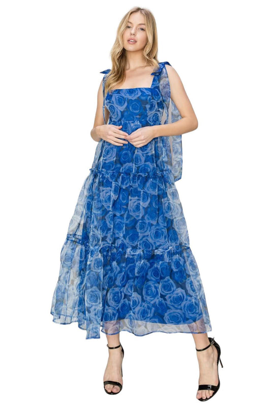 Timeless Touch Royal Blue Dress