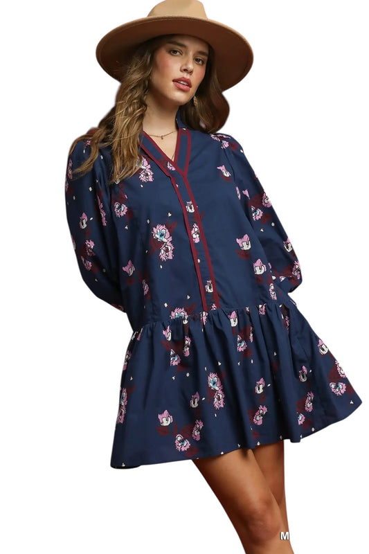 Have It Your Way Navy Dress