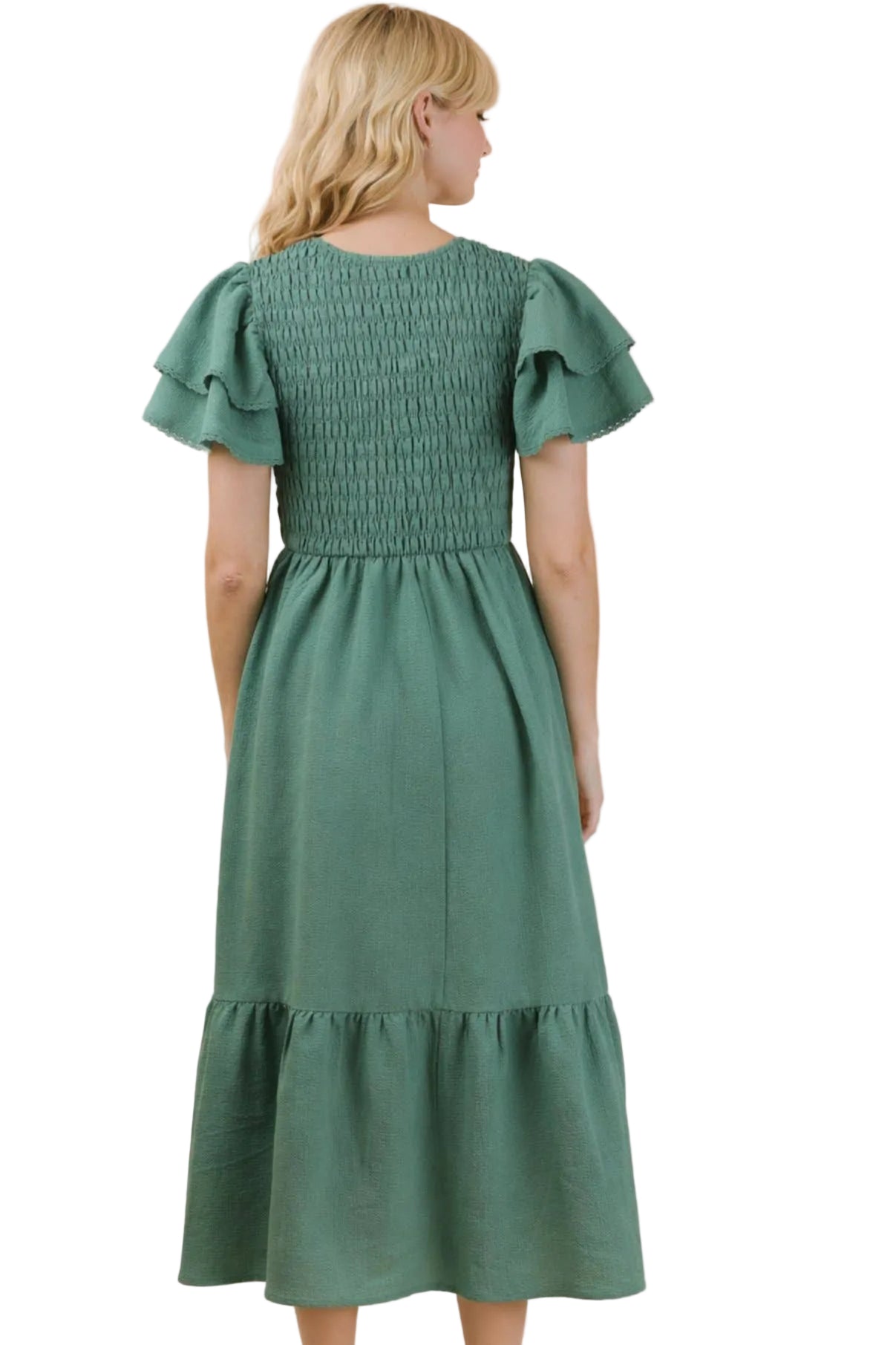 The Perfect Silhouette Sage Dress