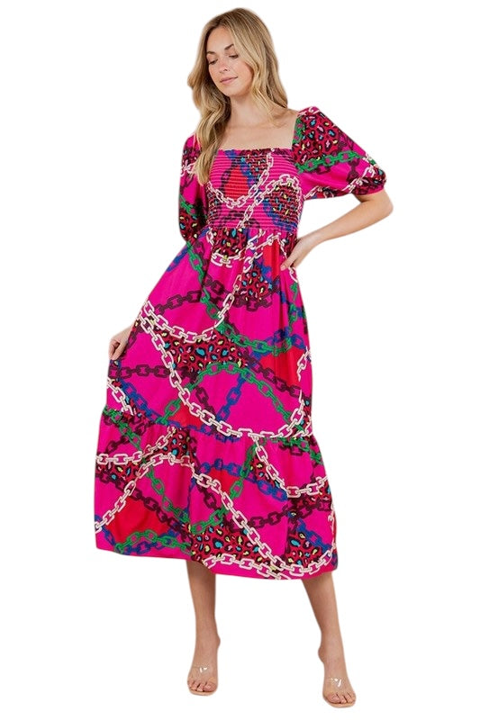 Live The Best Life Smocked Dress