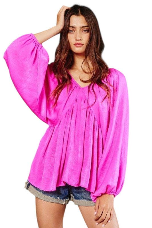 Shine In Hawaii Pink Top