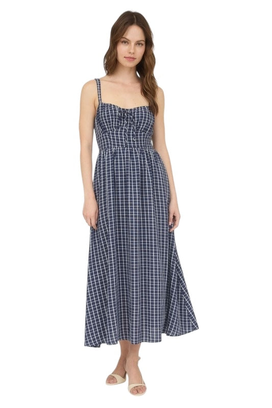 So Stunning In Plaid Dress