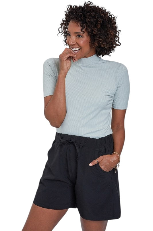 Saved By Grace Black Short