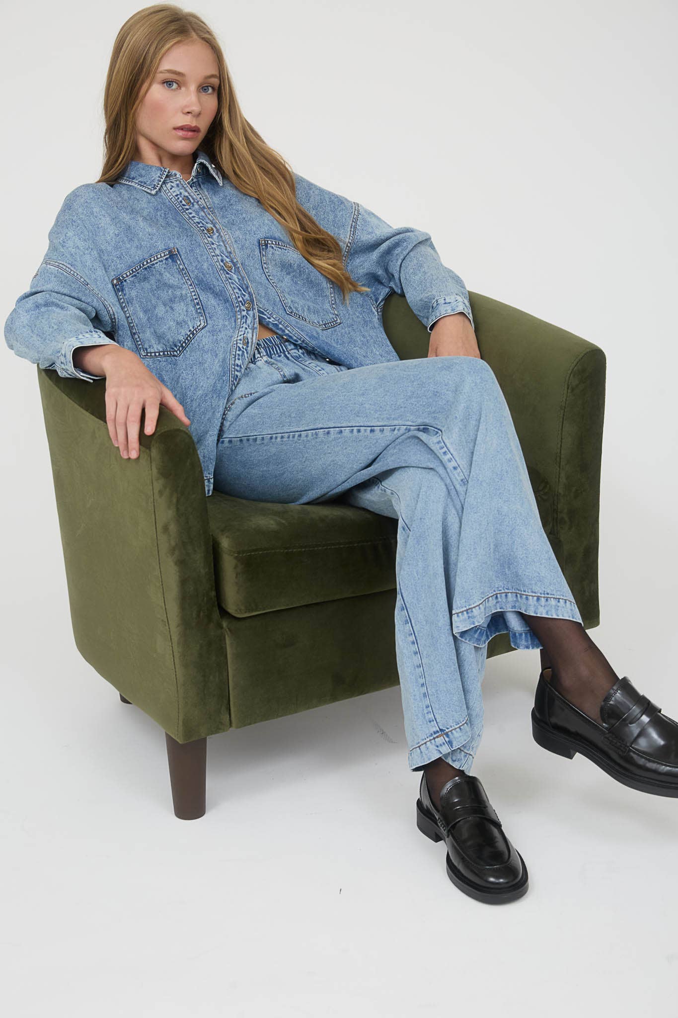 The Odessa Night Denim Top