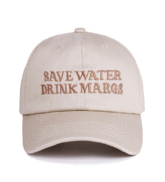 Stitched Save Water, Drink Margs Hat