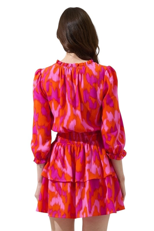 Happened Naturally Fuchsia Dress