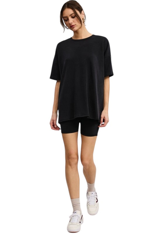 Taking It Easy Black Shorts