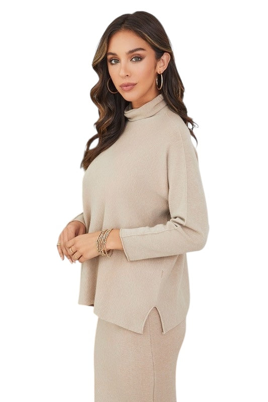 Always A Twist Taupe Top