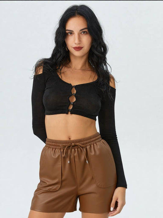 Work It Sister Brown Shorts