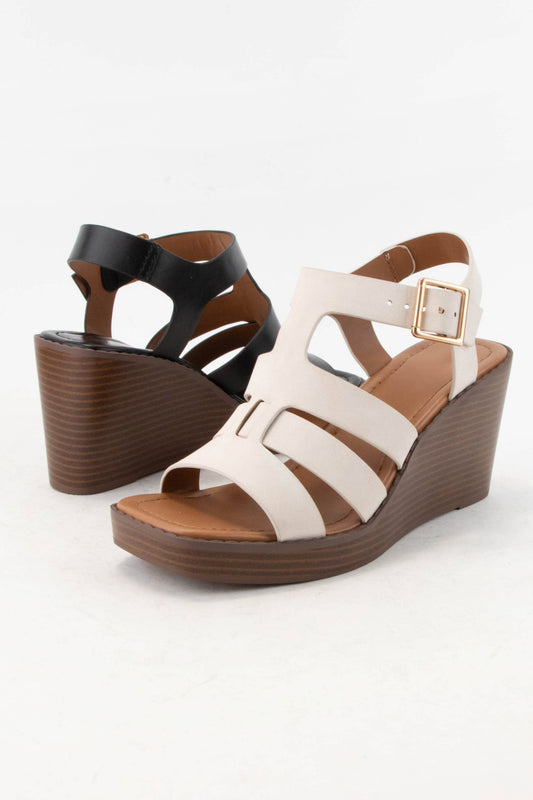 The Hanna Cream Wedge