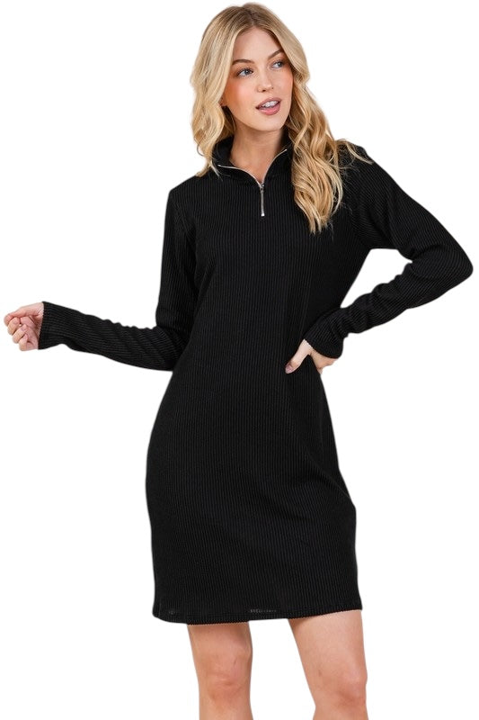 Go With It Black Dress