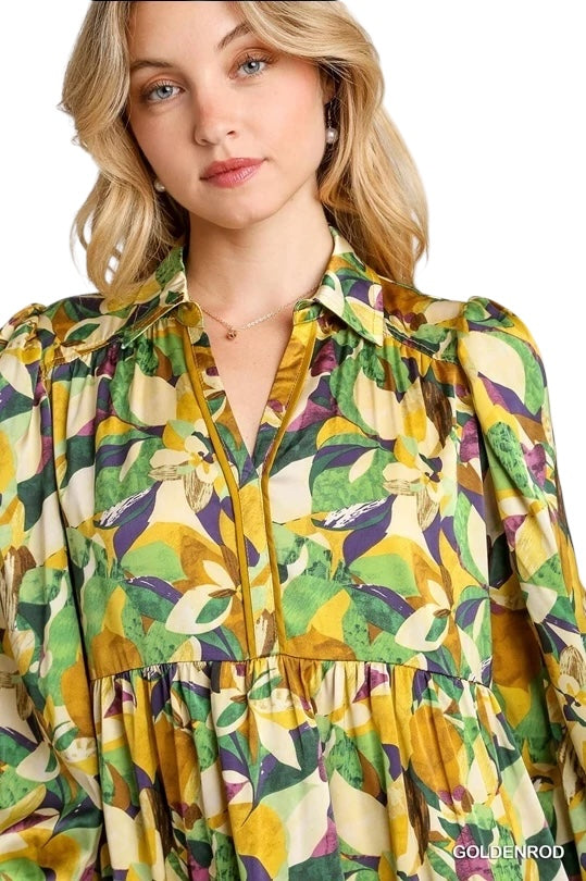 All In Time Golden Mix Dress