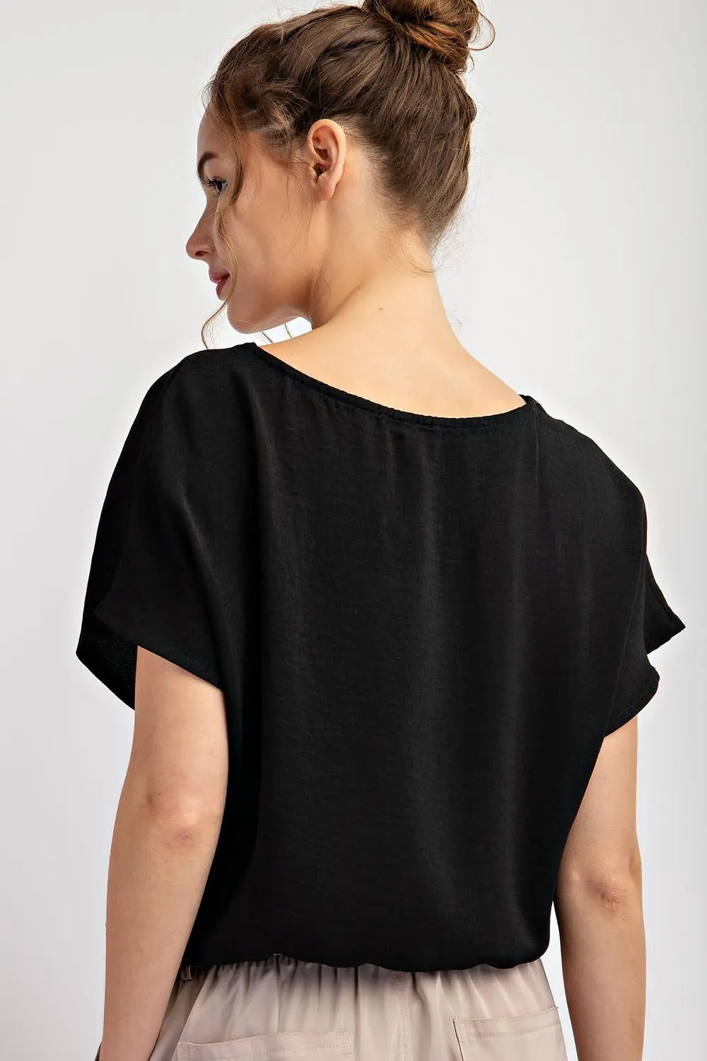 Simply Sleek Black Office Top