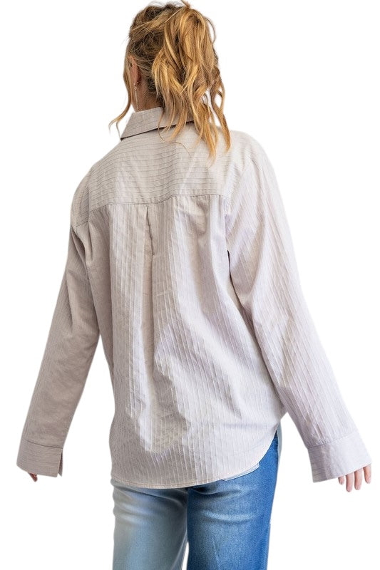 Take Me Along Grey Top