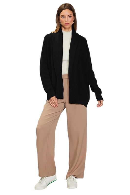 Bright Mornings Black Cardigan