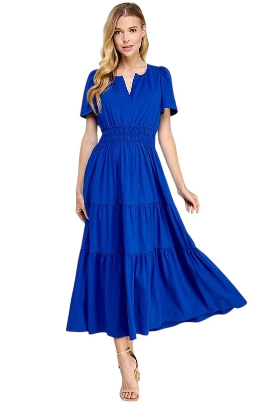 Give It Your All Cobalt Dress