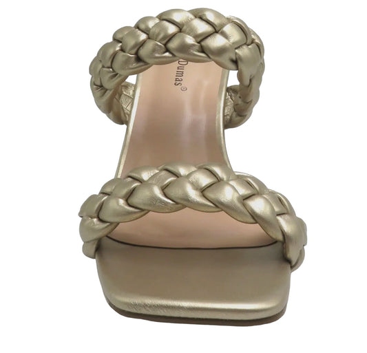 The Ariana Gold Heel