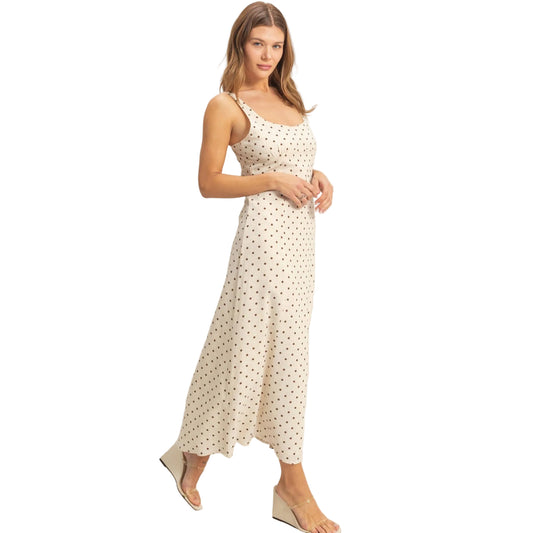 Jodi Polka Dot Cream Dress