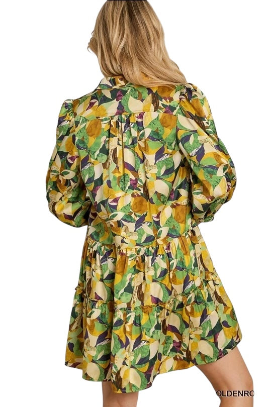 All In Time Golden Mix Dress