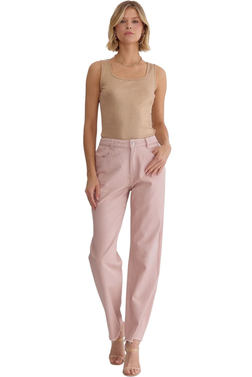 Touches Gold Tank Bodysuit