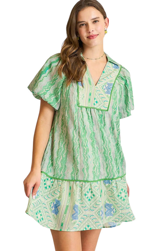 Dance It Off Green Dress