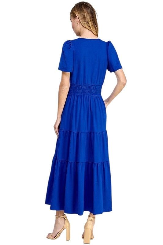 Give It Your All Cobalt Dress