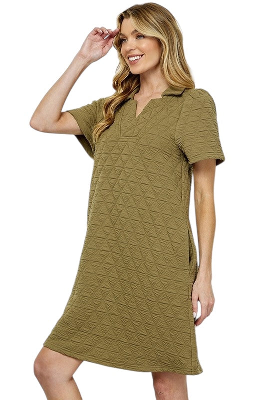What It's All About Olive Dress