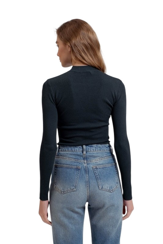 Right Now Mock Neck Top
