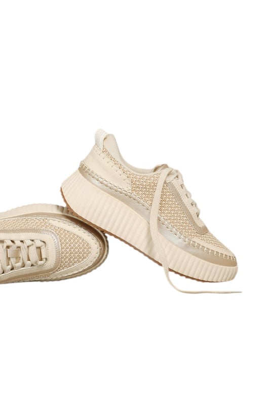 The Journey Gold Sneaker