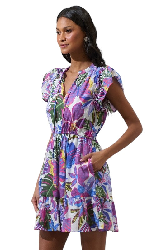 What She Is Having Printed Dress