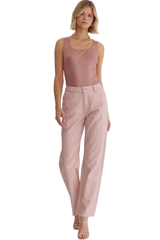 Touches Rose Gold Tank Bodysuit