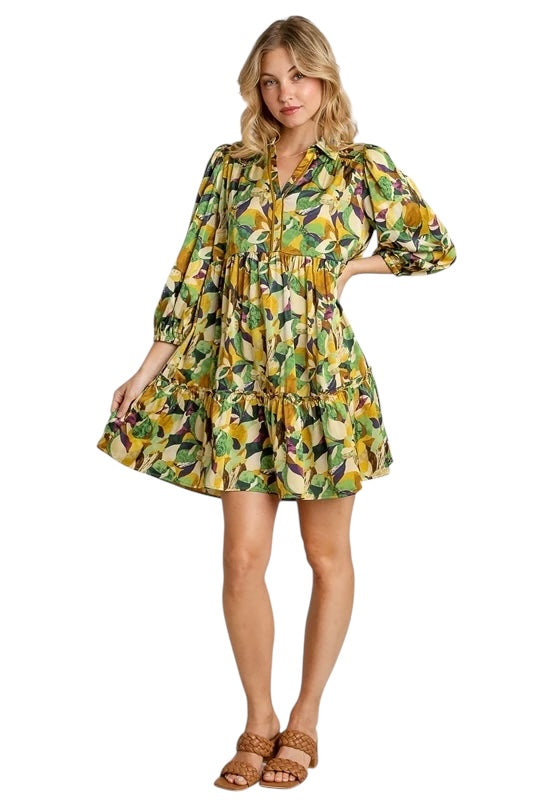 All In Time Golden Mix Dress
