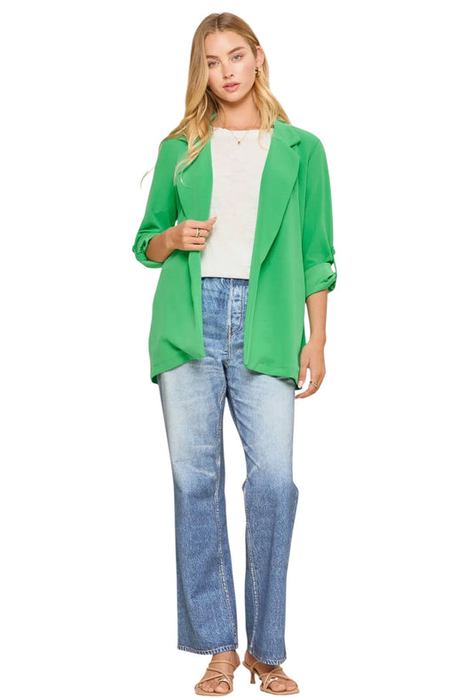 Off The Map Kelly Green Blazer