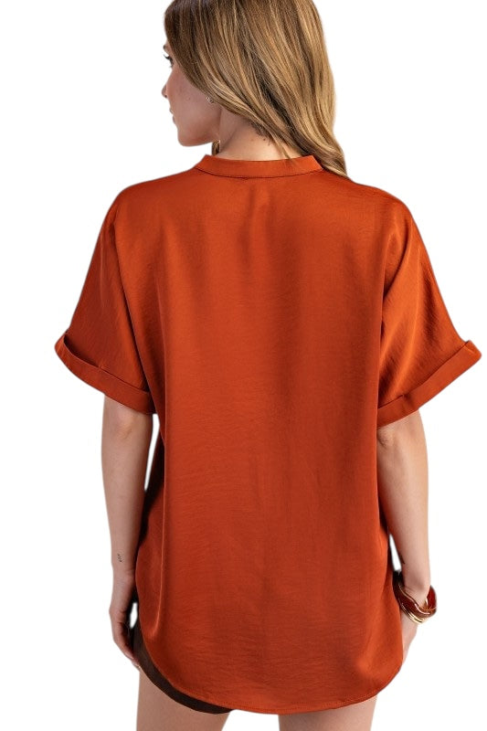 Make It Yours Rust Top
