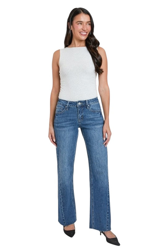 Blazing The Trail Wide Leg Denim