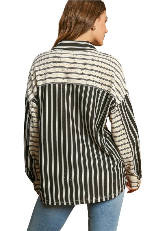 Saved The Work Day Stripe Top