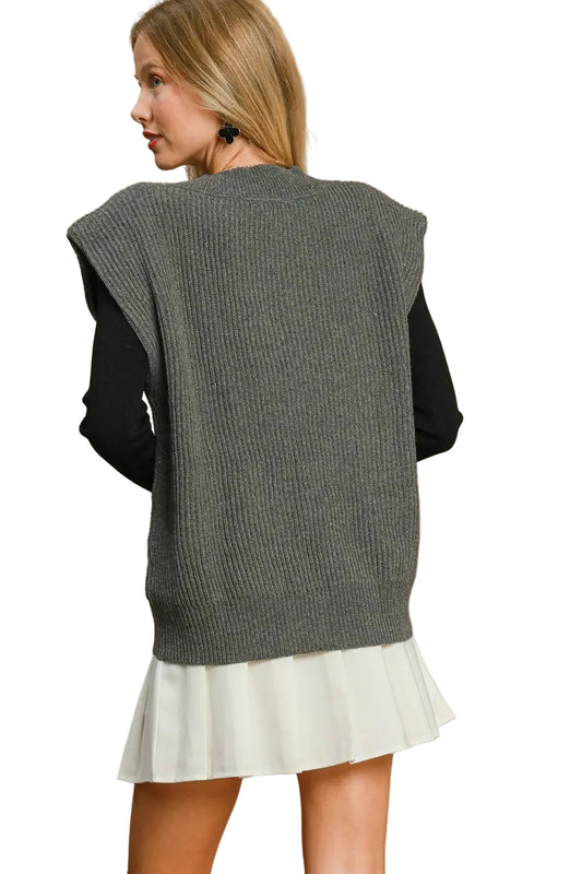 No Stress Charcoal Vest